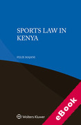 Cover of Sports Law in Kenya (eBook)