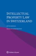 Cover of Intellectual Property Law in Switzerland
