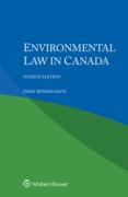 Cover of Environmental Law in Canada