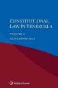 Cover of Constitutional Law in Venezuela