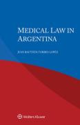 Cover of Medical Law in Argentina