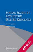 Cover of Social Security Law in the United Kingdom (eBook)