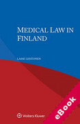 Cover of Medical Law in Finland (eBook)