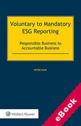 Cover of Voluntary to Mandatory ESG Reporting: Responsible Business to Accountable Business (eBook)