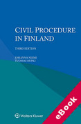 Cover of Civil Procedure in Finland (eBook)