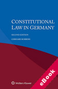 Cover of Constitutional Law in Germany (eBook)