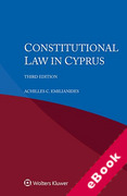 Cover of Constitutional Law in Cyprus (eBook)