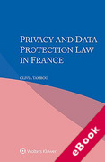 Cover of Privacy and Data Protection Law in France (eBook)