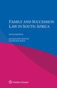 Cover of Family and Succession Law in South Africa