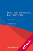 Cover of Private International Law in Sweden (eBook)