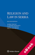 Cover of Religion and Law in Serbia (eBook)