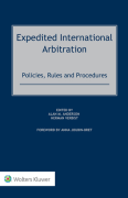 Cover of Expedited International Arbitration: Policies, Rules and Procedures