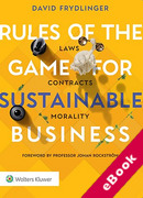 Cover of Rules of the Game for Sustainable Business: Laws, Contracts and Morality (eBook)