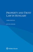 Cover of Property and Trust Law in Hungary