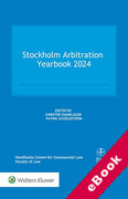 Cover of Stockholm Arbitration Yearbook 2024 (eBook)