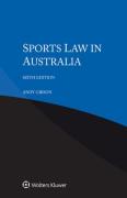 Cover of Sports Law in Australia