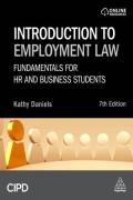 Cover of Introduction to Employment Law: Fundamentals for HR and Business Students