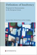 Cover of Definition of Insolvency: Proposals for Harmonisation in the European Union