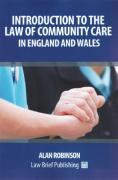 Cover of Introduction to the Law of Community Care in England and Wales