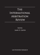 Cover of The International Arbitration Review