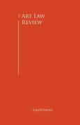 Cover of The Art Law Review