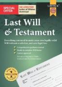 Cover of Last Will & Testament Kit