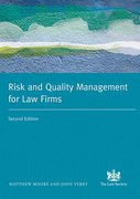 Cover of Risk and Quality Management in Legal Practice