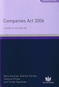 Cover of Companies Act 2006: A Guide to the New Law