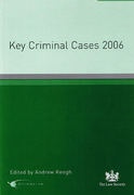 Cover of Key Criminal Cases 2006