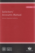 Cover of Solicitors Accounts Manual