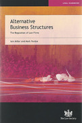Cover of Alternative Business Structures: The Regulation of Law Firms