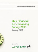 Cover of Law Management Section Financial Benchmarking Survey 2013
