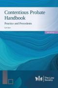 Cover of Contentious Probate Handbook: Practice and Precedents