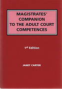 Cover of Magistrates' Companion to the Adult Court Competences