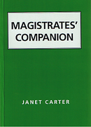 Cover of Magistrates' Companion 
