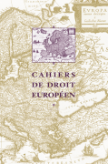 Cover of Cahiers de Droit Europeen