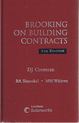Cover of Brooking on Building Contracts