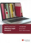 Cover of Nemes and Coss' Effective Legal Research