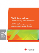 Cover of Australian Civil Procedure: Commentary and Materials
