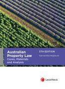 Cover of Australian Property Law: Cases, Materials and Analysis