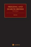 Cover of Freezing and Search Orders