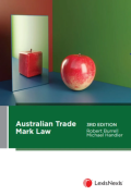 Cover of Australian Trade Mark Law