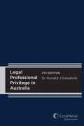 Cover of Legal Professional Privilege in Australia