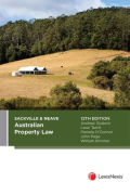 Cover of Sackville and Neave Australian Property Law