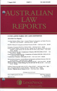Cover of Australian Law Reports: Parts and Bound Volumes Annual Subscription