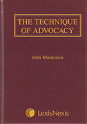 Cover of The Technique of Advocacy