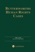 Cover of Butterworths Human Rights Cases Set 1996 to date
