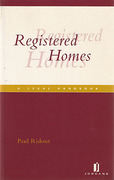 Cover of Registered Homes: A Legal Handbook