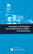 Cover of Hannigan and Prentice: The Companies Act 2006 - Commentary