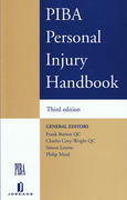 Cover of PIBA Personal Injury Handbook